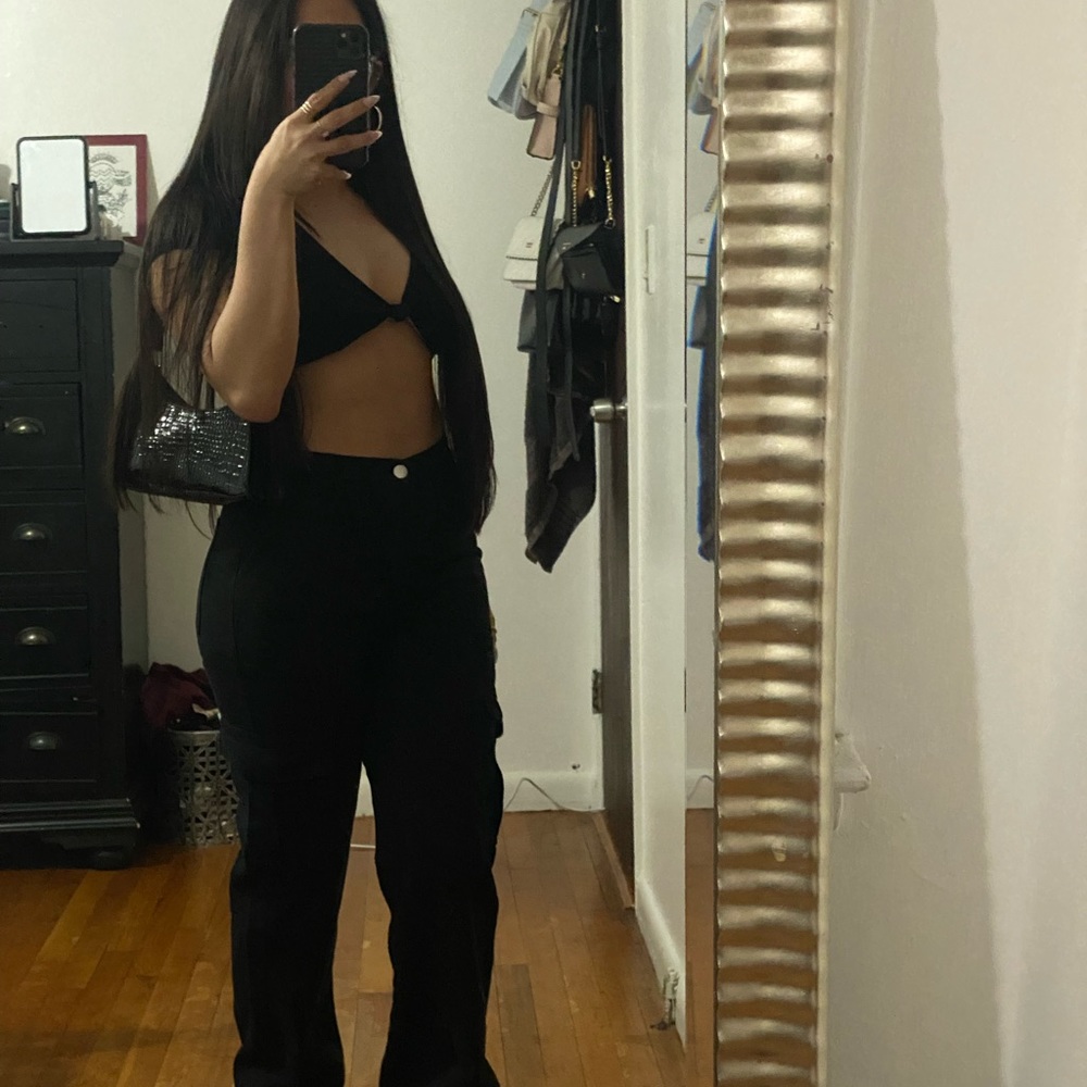 Womens black cargos size small